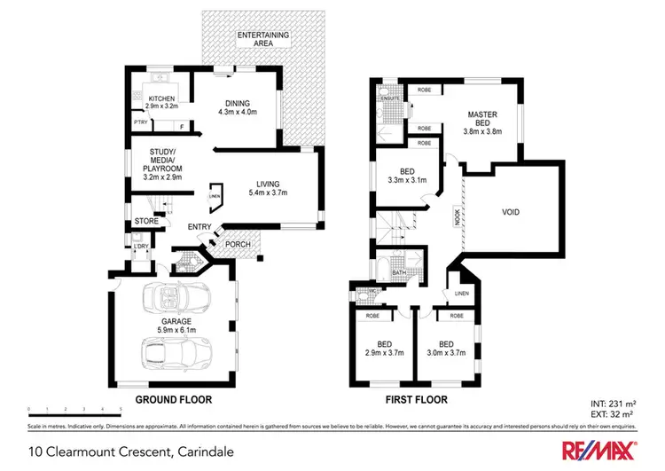 Floorplan of Homely house listing, 10 Clearmount Crescent, Carindale QLD 4152