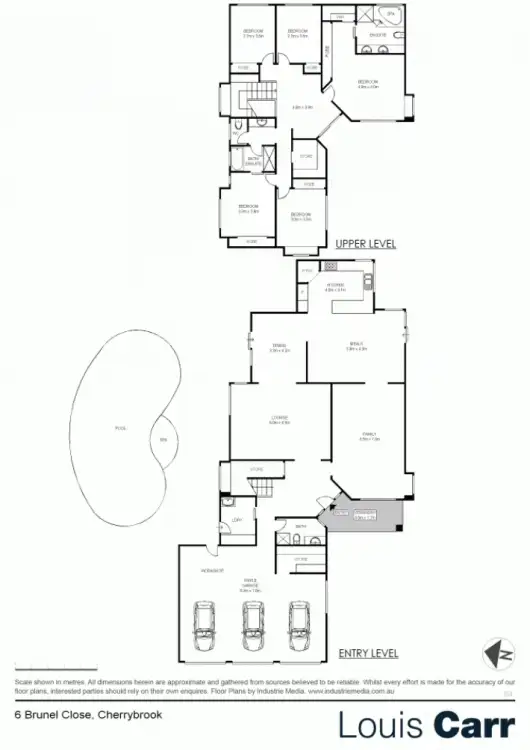 Floorplan of Homely house listing, 6 Brunel Close, Cherrybrook NSW 2126