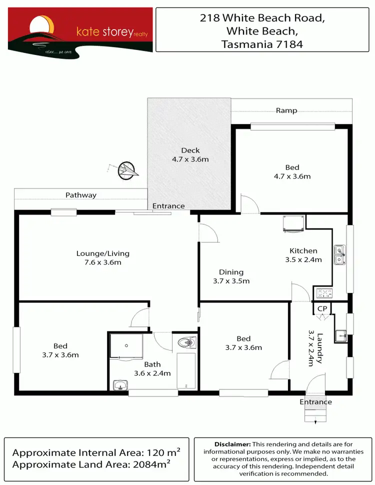 Floorplan of Homely house listing, 218 White Beach Road, White Beach TAS 7184