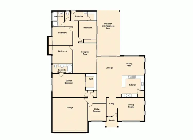 Floorplan of Homely house listing, 169 Summerfields Drive (Lot 210 Summerfields Drive), Caboolture QLD 4510