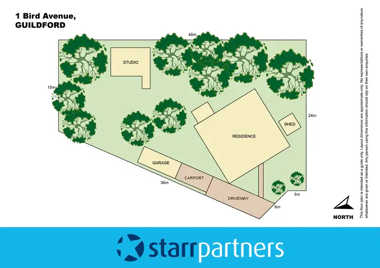 Floorplan of Homely house listing, 1 Bird Avenue, Guildford NSW 2161