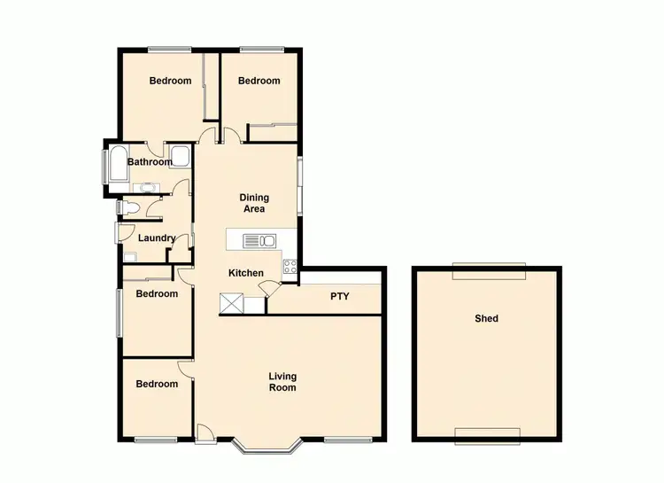 Floorplan of Homely house listing, 20 Cadaga Place, Caboolture QLD 4510