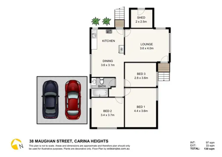 Floorplan of Homely house listing, 38 Maughan Street, Carina Heights QLD 4152