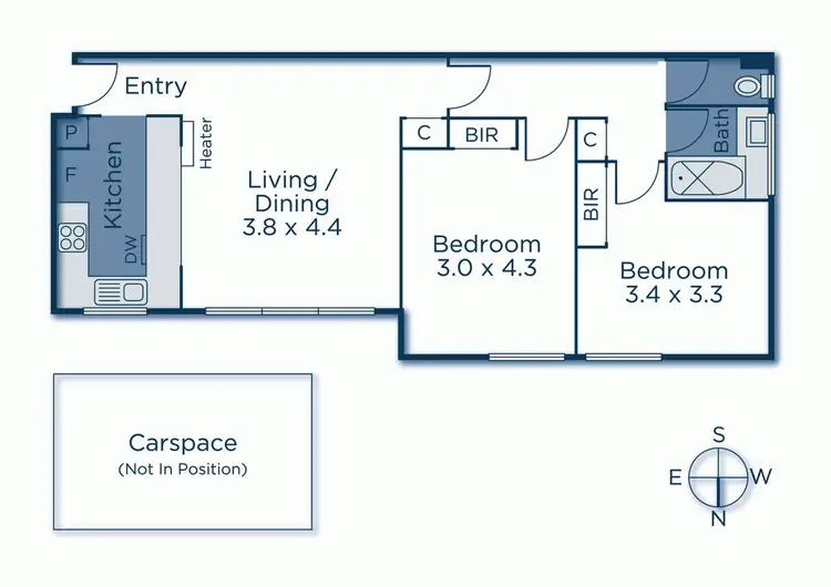 Floorplan of Homely apartment listing, 18/789 Malvern Road, Toorak VIC 3142
