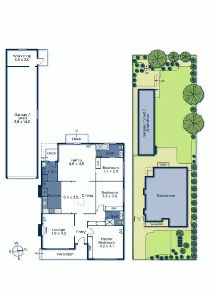 Floorplan of Homely house listing, 14 Ronley Street, Blackburn VIC 3130