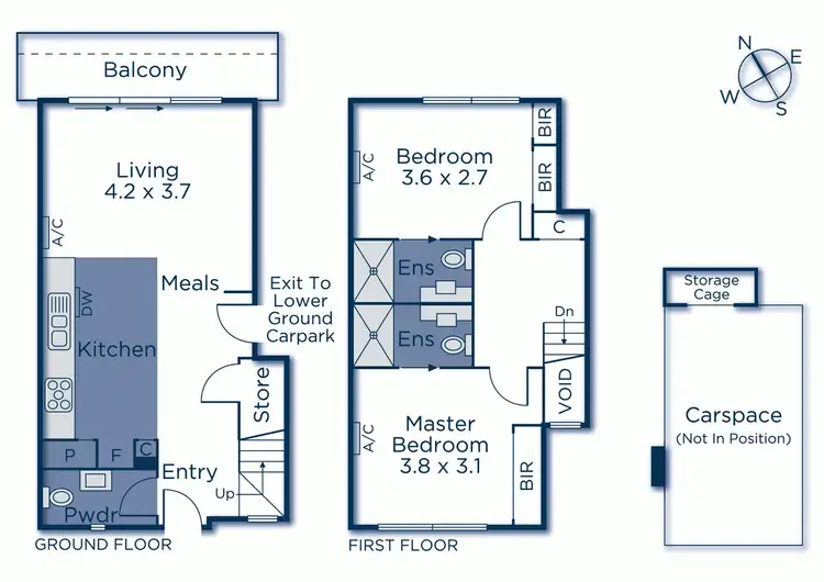 Floorplan of Homely townhouse listing, 4/69 Tram Road, Doncaster VIC 3108