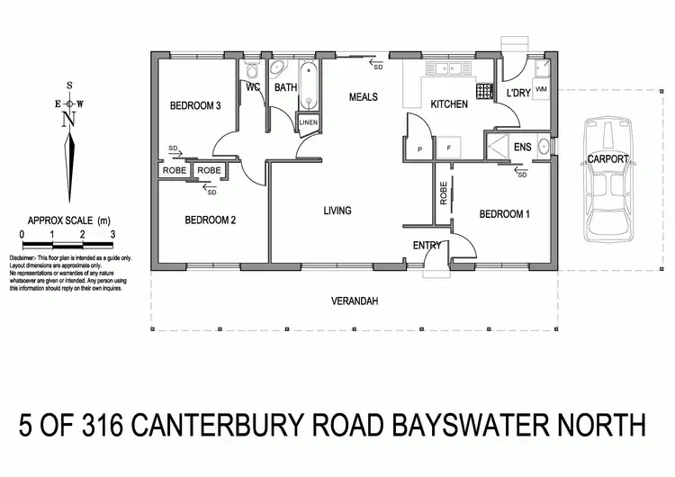 Floorplan of Homely unit listing, 5/316 Canterbury Road, Bayswater North VIC 3153