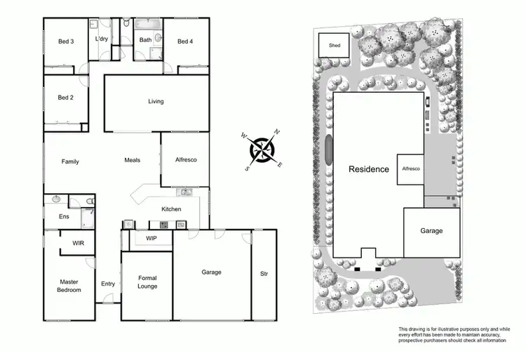 Floorplan of Homely house listing, 12 Seaview Drive, Botanic Ridge VIC 3977