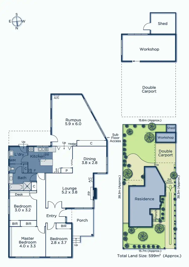 Floorplan of Homely house listing, 54 Raleigh Street, Forest Hill VIC 3131