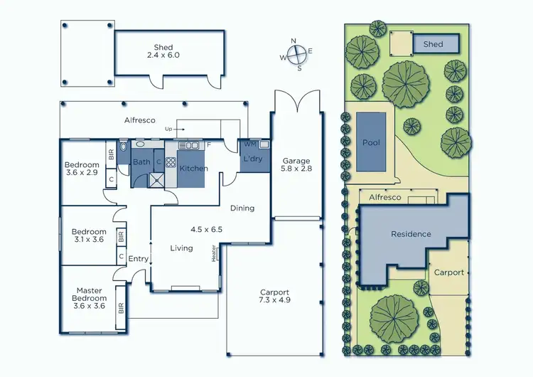 Floorplan of Homely house listing, 17 Bennett Avenue, Mount Waverley VIC 3149