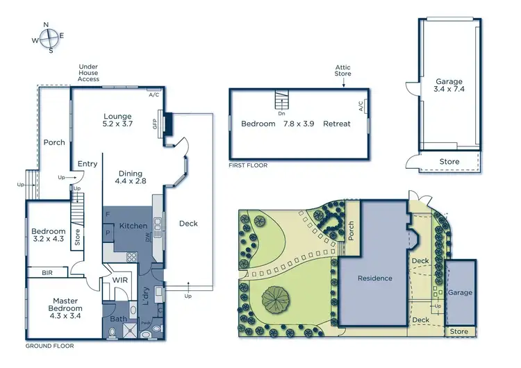Floorplan of Homely unit listing, 1/19 Shawlands Avenue, Blackburn South VIC 3130