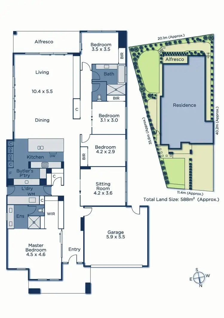 Floorplan of Homely house listing, 30 Ballantyne Street, Burwood East VIC 3151