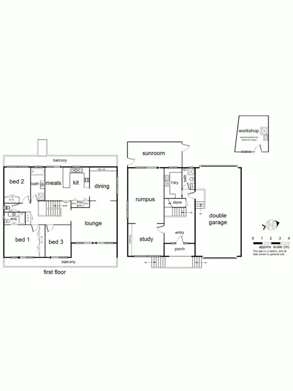 Floorplan of Homely house listing, 53 Neuparth Road, Croydon North VIC 3136
