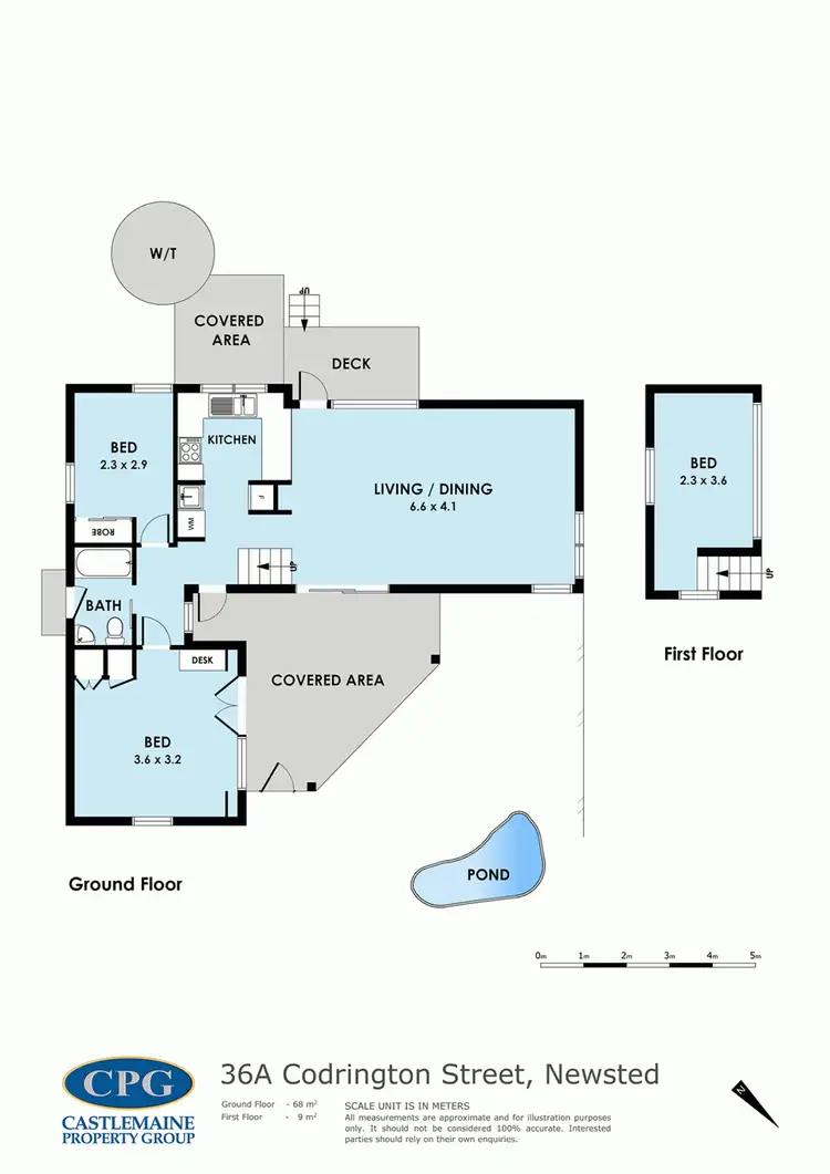Floorplan of Homely house listing, 36a Codrington Street, Newstead VIC 3462