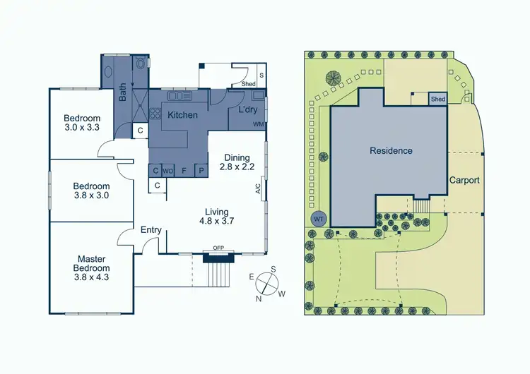 Floorplan of Homely house listing, 570 Elgar Road, Box Hill North VIC 3129
