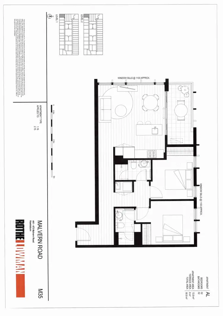 Floorplan of Homely apartment listing, 215/471 Malvern Road, South Yarra VIC 3141