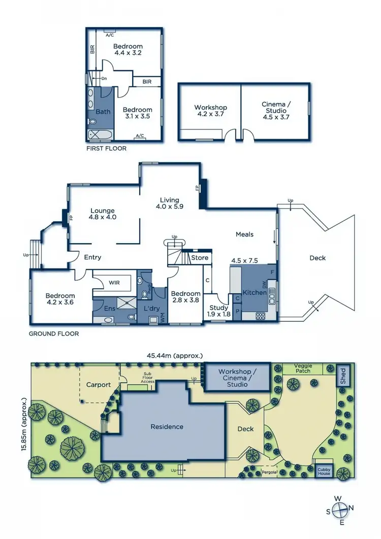 Floorplan of Homely house listing, 5 Madeline Street, Glen Iris VIC 3146