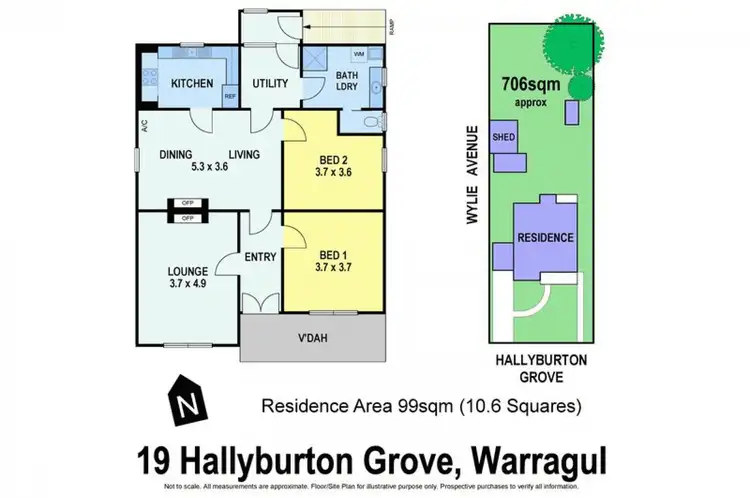 Floorplan of Homely house listing, 19 Hallyburton Grove, Warragul VIC 3820