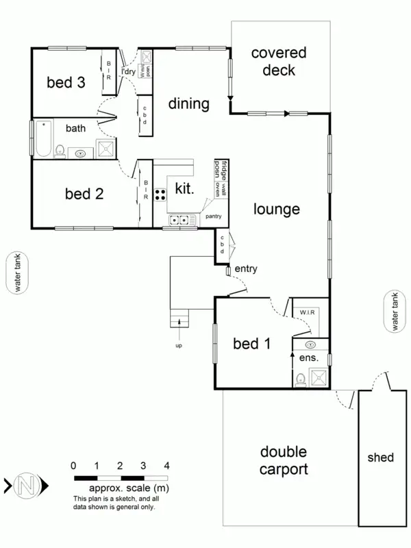 Floorplan of Homely unit listing, 2/59 Gracedale Avenue, Ringwood East VIC 3135