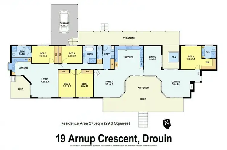 Floorplan of Homely house listing, 19 Arnup Crescent, Drouin VIC 3818