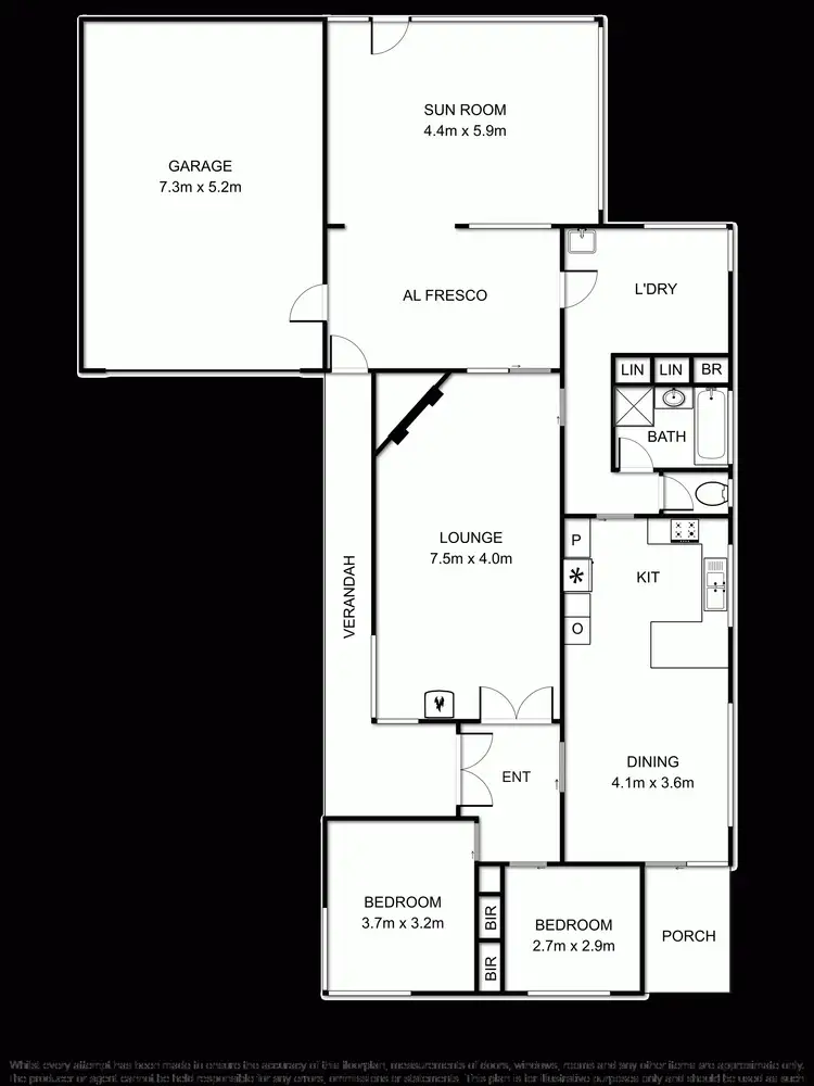 Floorplan of Homely house listing, 16 Harewood Street, Tooradin VIC 3980
