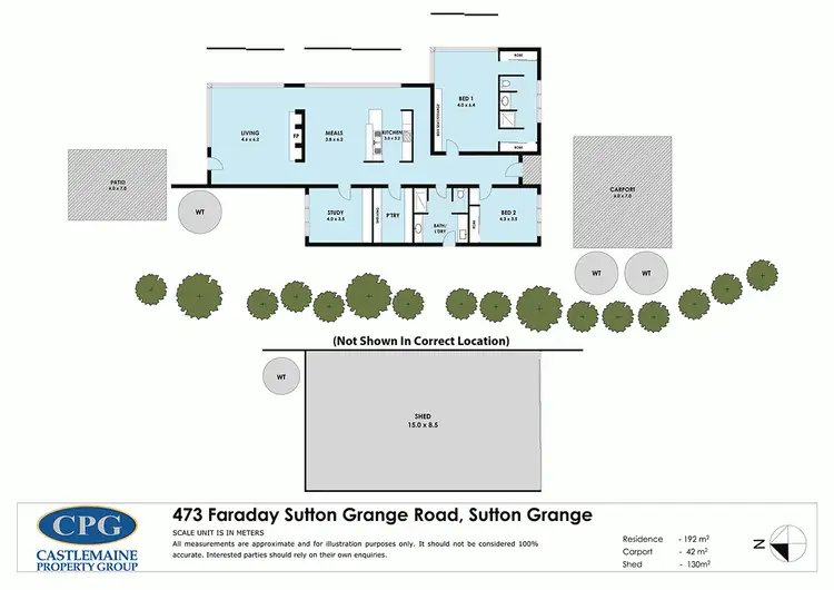Floorplan of Homely house listing, 473 Faraday-Sutton Grange Road, Sutton Grange VIC 3448