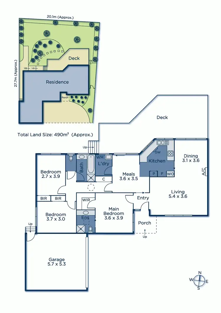 Floorplan of Homely townhouse listing, 2/55 Stanley Grove, Blackburn VIC 3130
