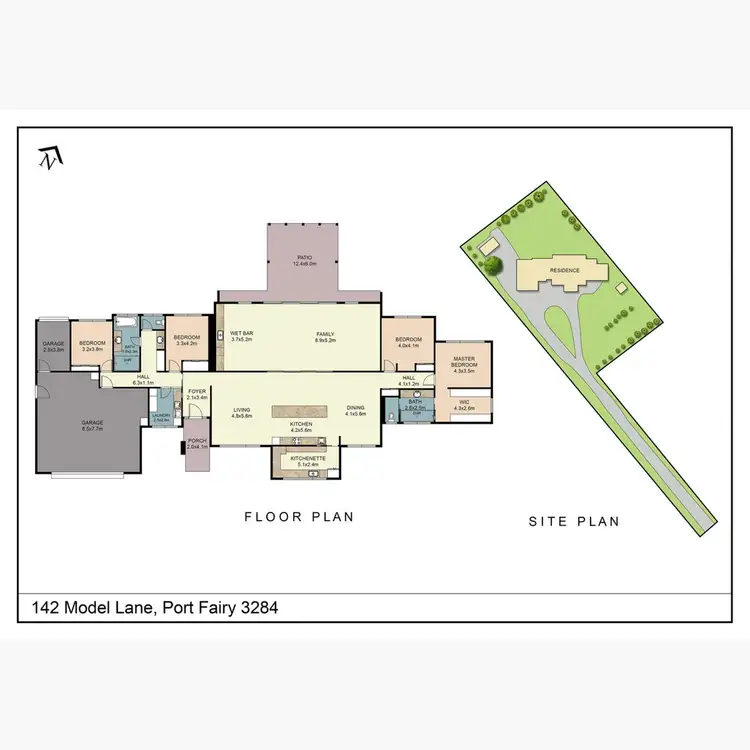 Floorplan of Homely house listing, 142 Model Lane, Port Fairy VIC 3284