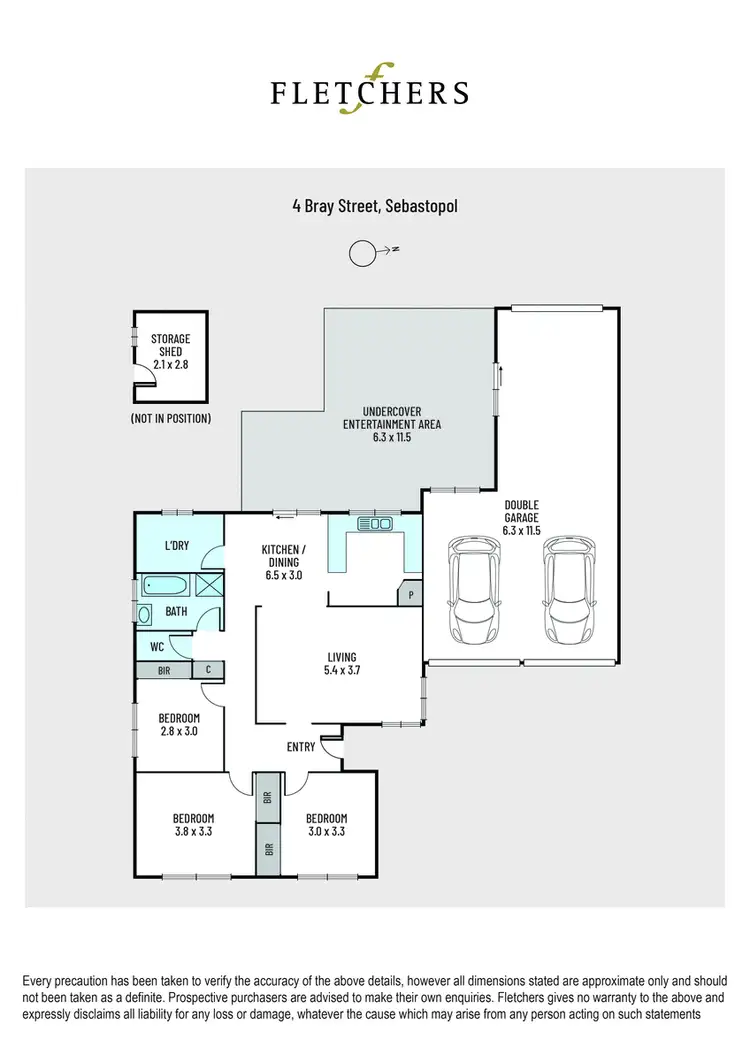 Floorplan of Homely house listing, 4 Bray Street, Sebastopol VIC 3356