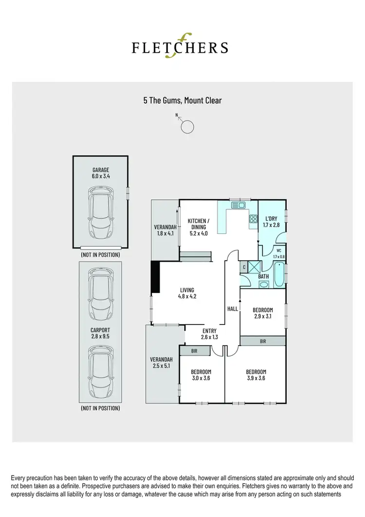 Floorplan of Homely house listing, 5 The Gums, Mount Clear VIC 3350