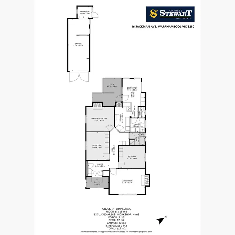 Floorplan of Homely house listing, 16 Jackman Avenue, Warrnambool VIC 3280