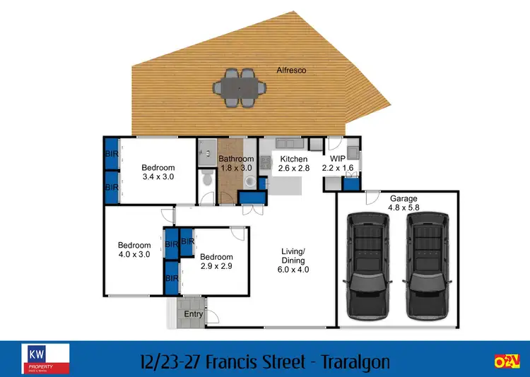 Floorplan of Homely house listing, Unit 12/23-27 Francis Street, Traralgon VIC 3844