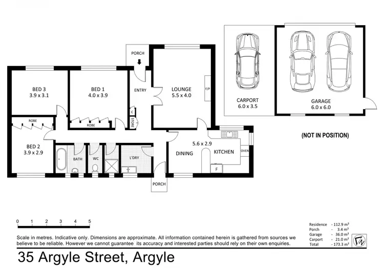 Floorplan of Homely house listing, 35 Argyle Street, Argyle VIC 3523