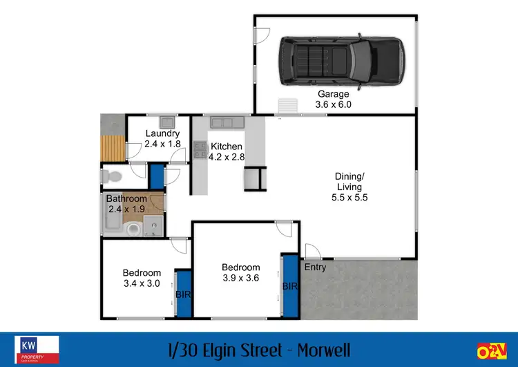 Floorplan of Homely unit listing, Unit 1/30 Elgin Street, Morwell VIC 3840