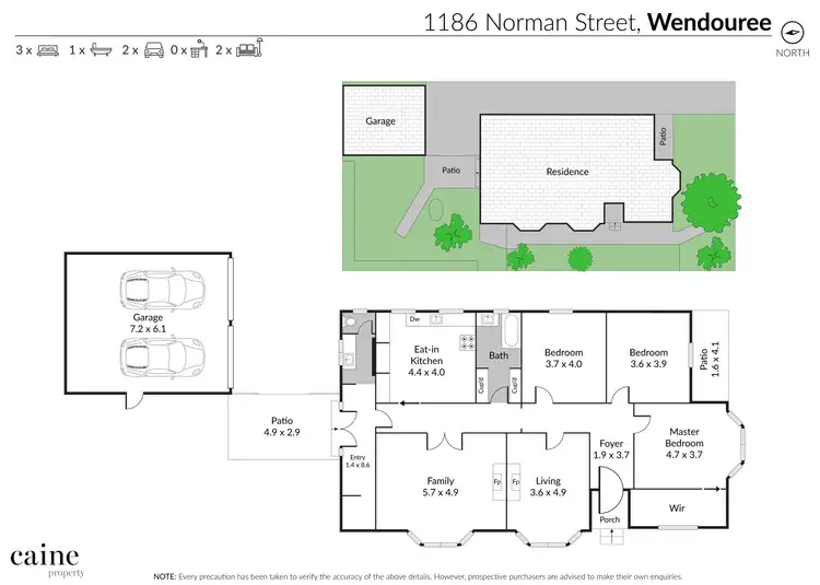 Floorplan of Homely house listing, 1186 Norman Street, Wendouree VIC 3355