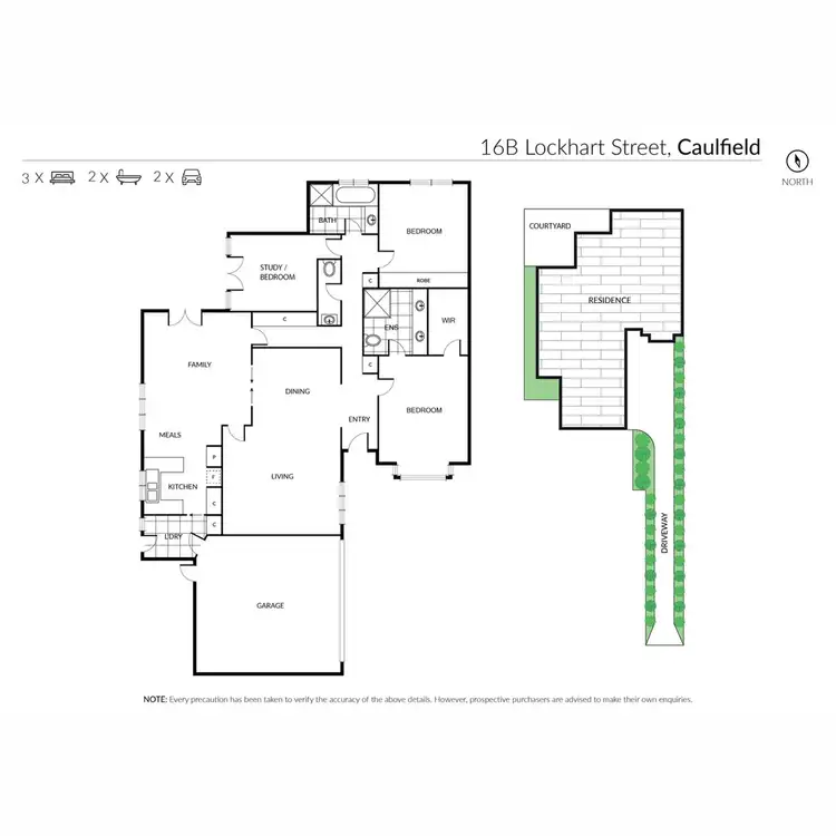 Floorplan of Homely house listing, 16B Lockhart Street, Caulfield VIC 3162