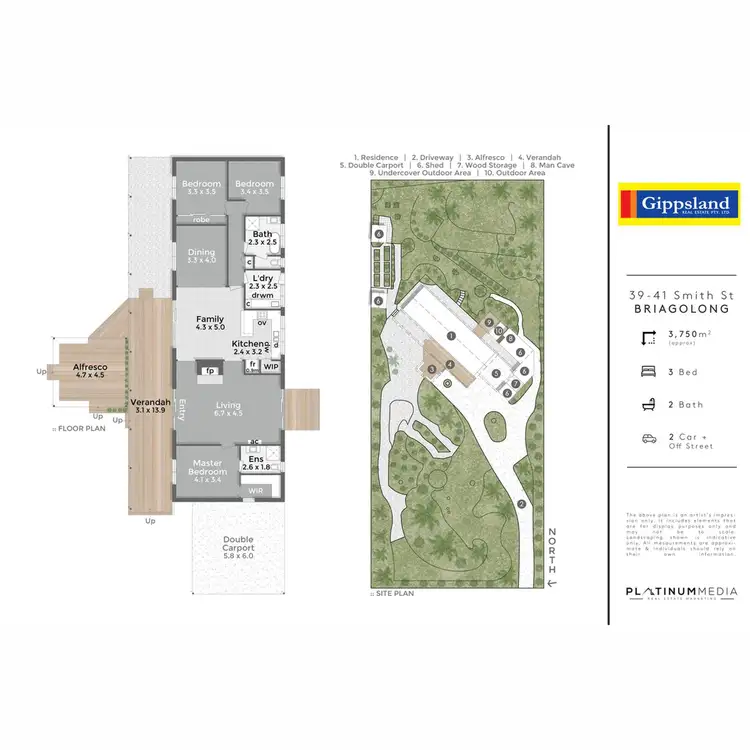 Floorplan of Homely house listing, 39-41 Smith Street, Briagolong VIC 3860