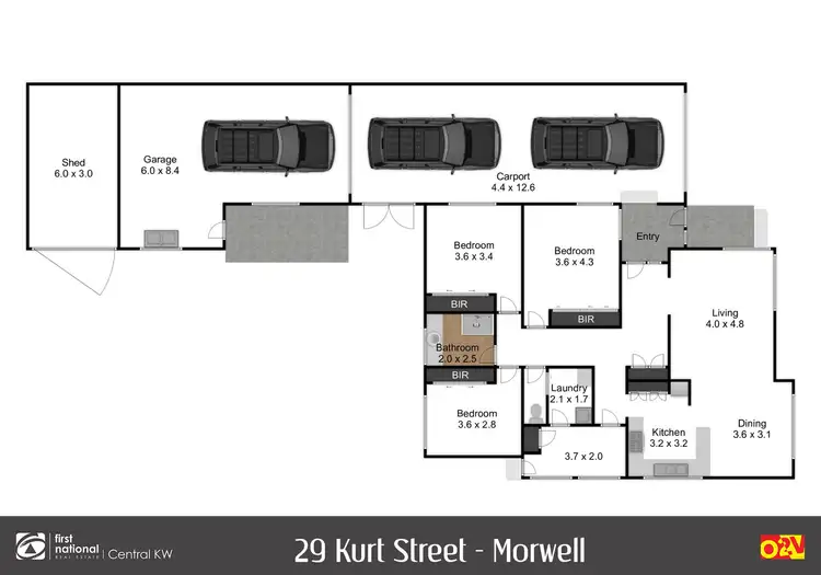 Floorplan of Homely house listing, 29 Kurt Street, Morwell VIC 3840