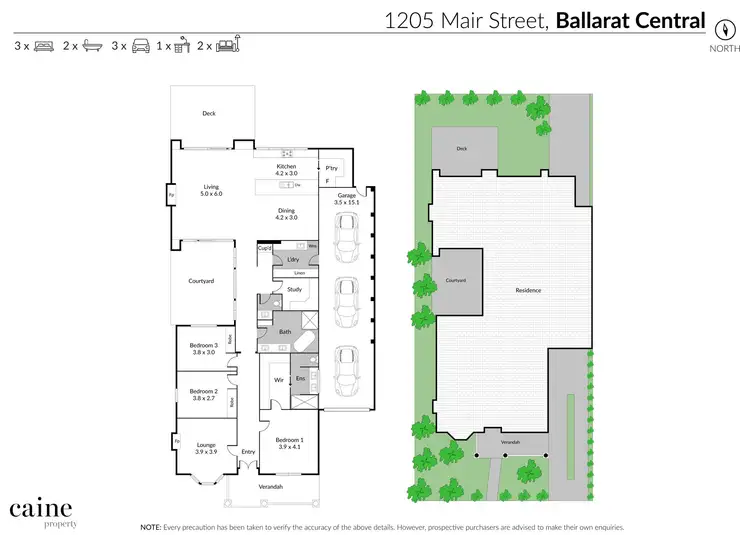 Floorplan of Homely house listing, 1205 Mair Street, Ballarat Central VIC 3350