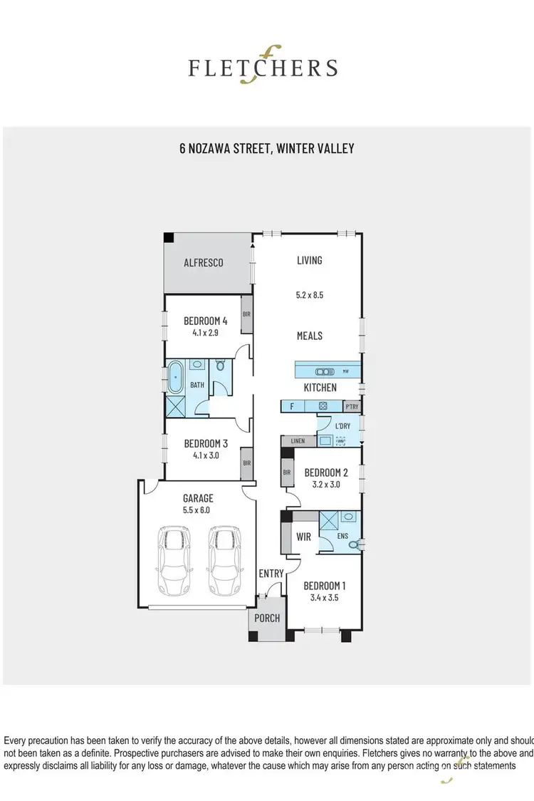 Floorplan of Homely house listing, 6 Nozawa Street, Winter Valley VIC 3358