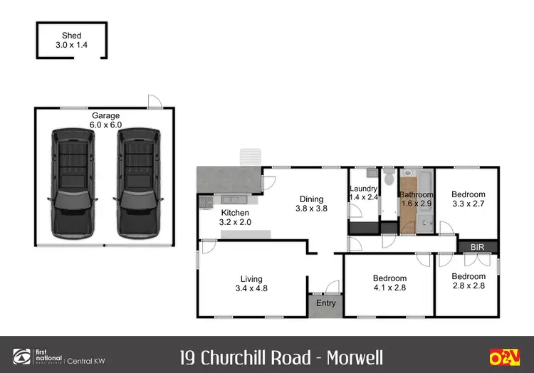 Floorplan of Homely house listing, 19 Churchill Road, Morwell VIC 3840