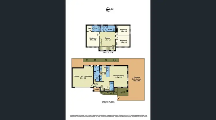 Floorplan of Homely townhouse listing, 4/1 Rose Street, Altona VIC 3018