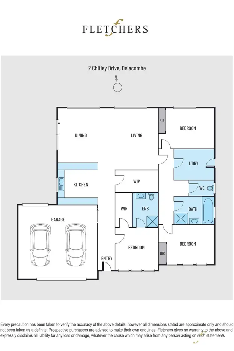 Floorplan of Homely house listing, 2 Chifley Drive, Delacombe VIC 3356