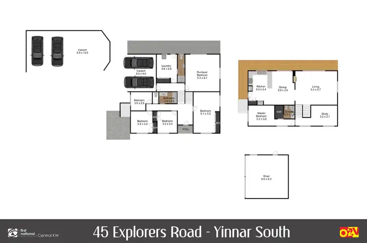 Floorplan of Homely rural property listing, 45 Explorers Road, Yinnar South VIC 3869