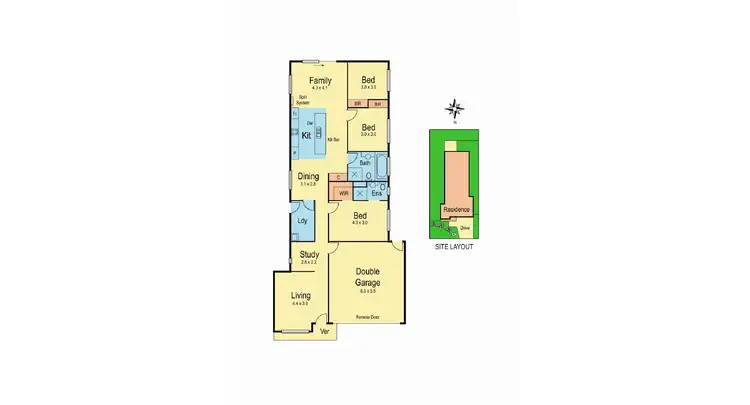 Floorplan of Homely house listing, 13 Tropic Circuit, Point Cook VIC 3030