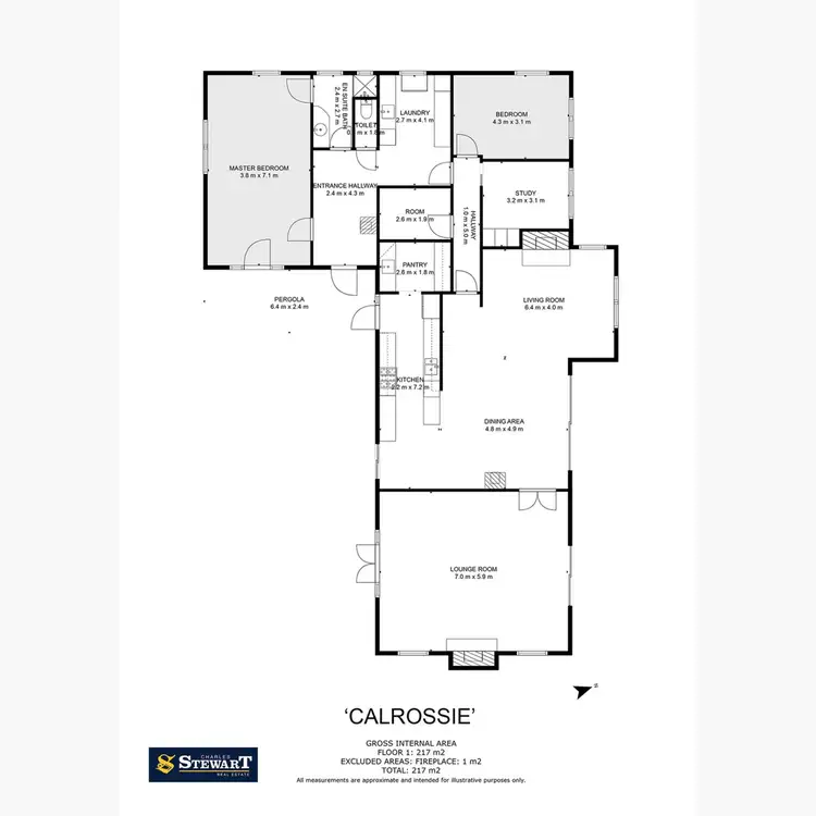 Floorplan of Homely rural property listing, 2641 Hamilton Highway, Caramut VIC 3274