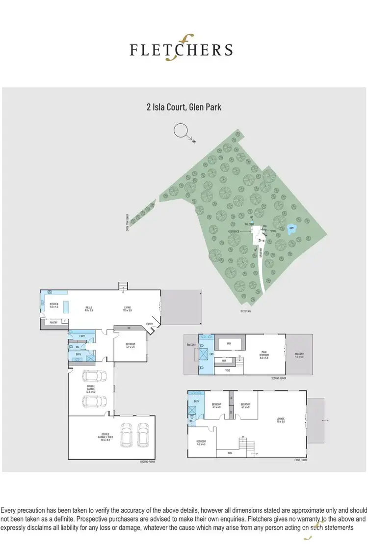 Floorplan of Homely house listing, 2 Isla Court, Glen Park VIC 3352