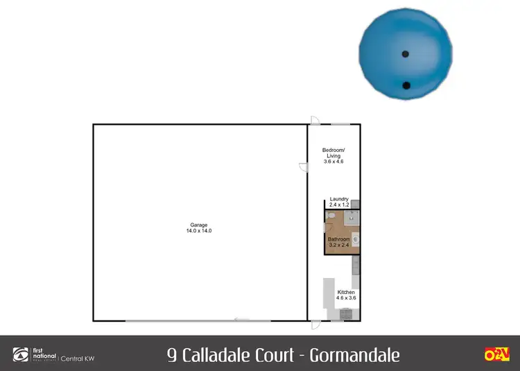 Floorplan of Homely house listing, 9-11 Calladale Court, Gormandale VIC 3873