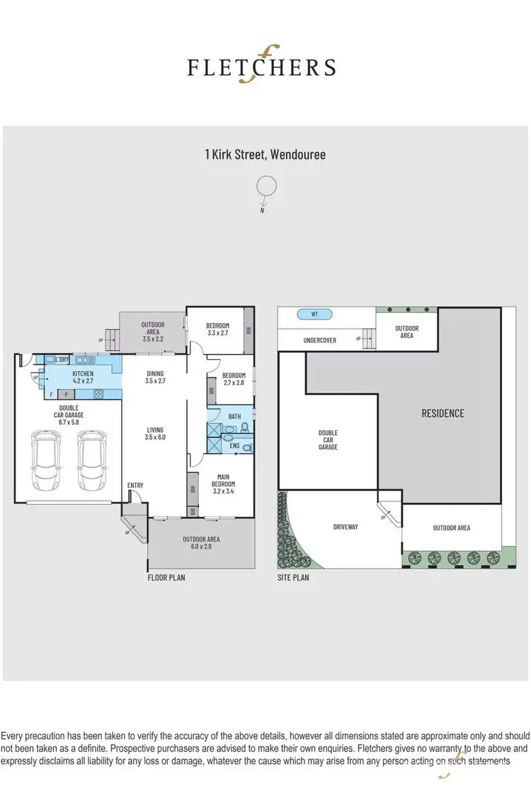 Floorplan of Homely house listing, 1 Kirk Street, Wendouree VIC 3355