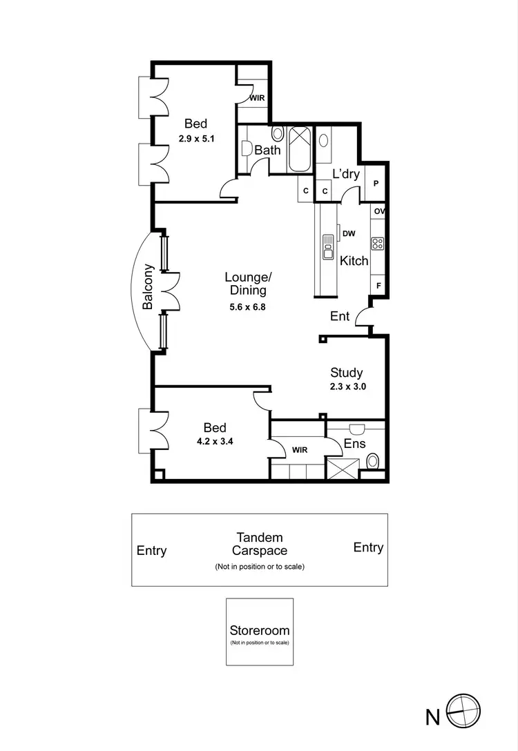 Floorplan of Homely apartment listing, 402/30 St Andrews Place, East Melbourne VIC 3002